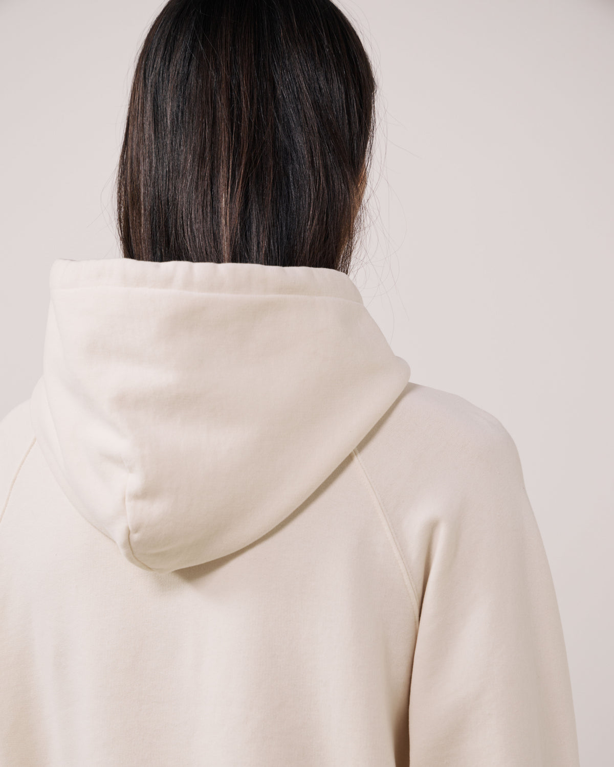 Sweatshirt Homme en Molleton Crème Hoodie