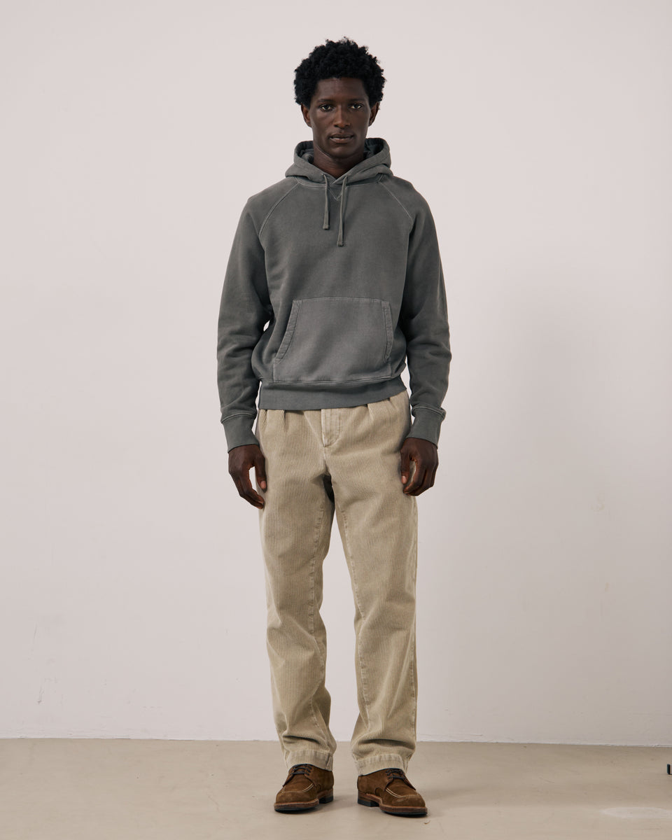 Sweatshirt Homme en Molleton Zinc Hoodie - Image 2