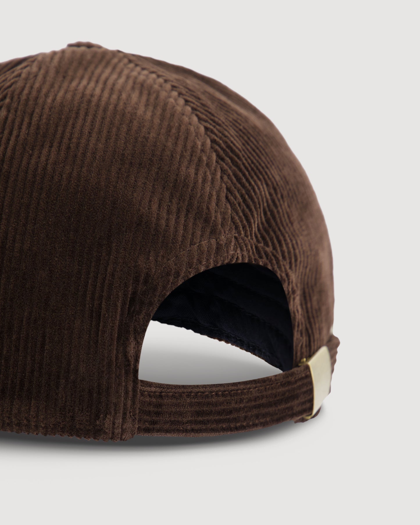 Casquette Homme en Velours Côtelé Chocolat