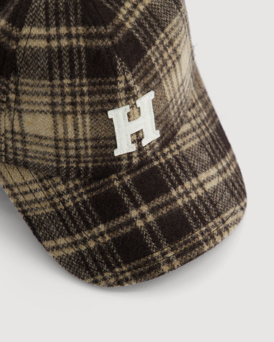Gorra de lana de espiga marrón para hombre H - Image 3