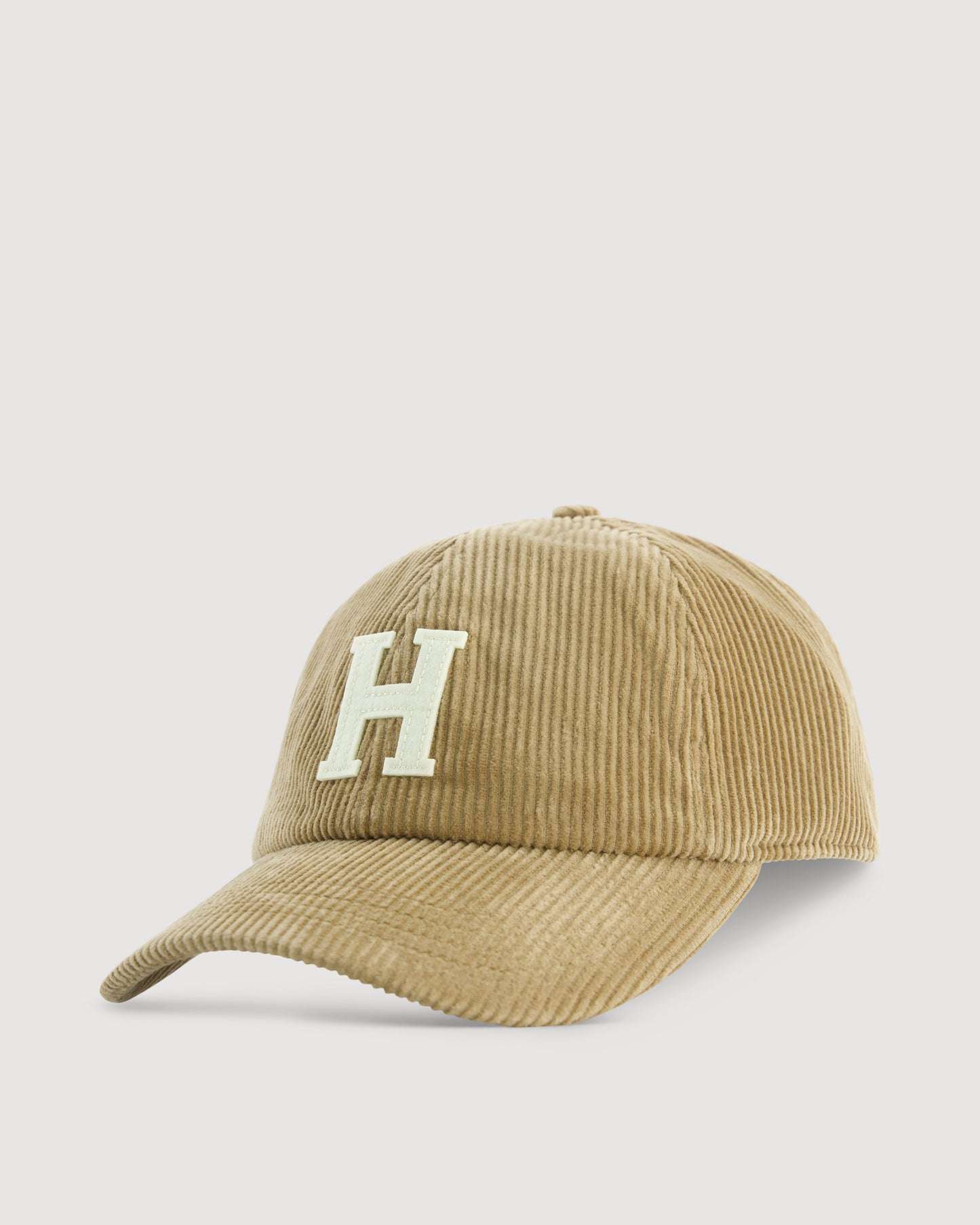 Casquette Femme en Velours Côtelé Kaki