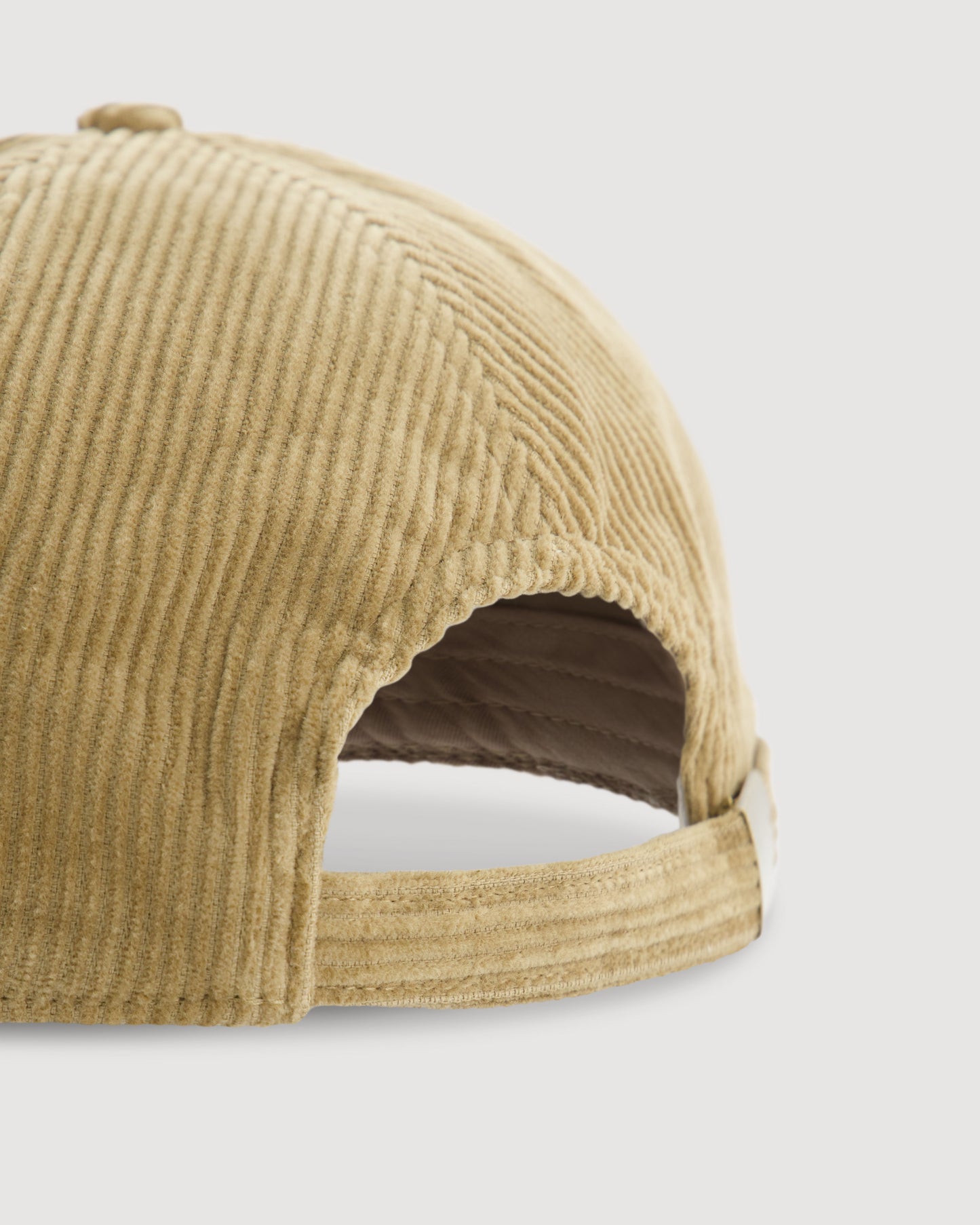 Casquette Femme en Velours Côtelé Kaki