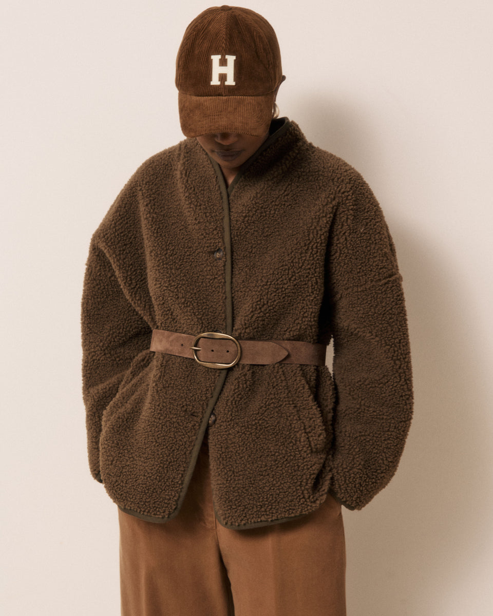 Women's Caramel Corduroy Cap - Image 2