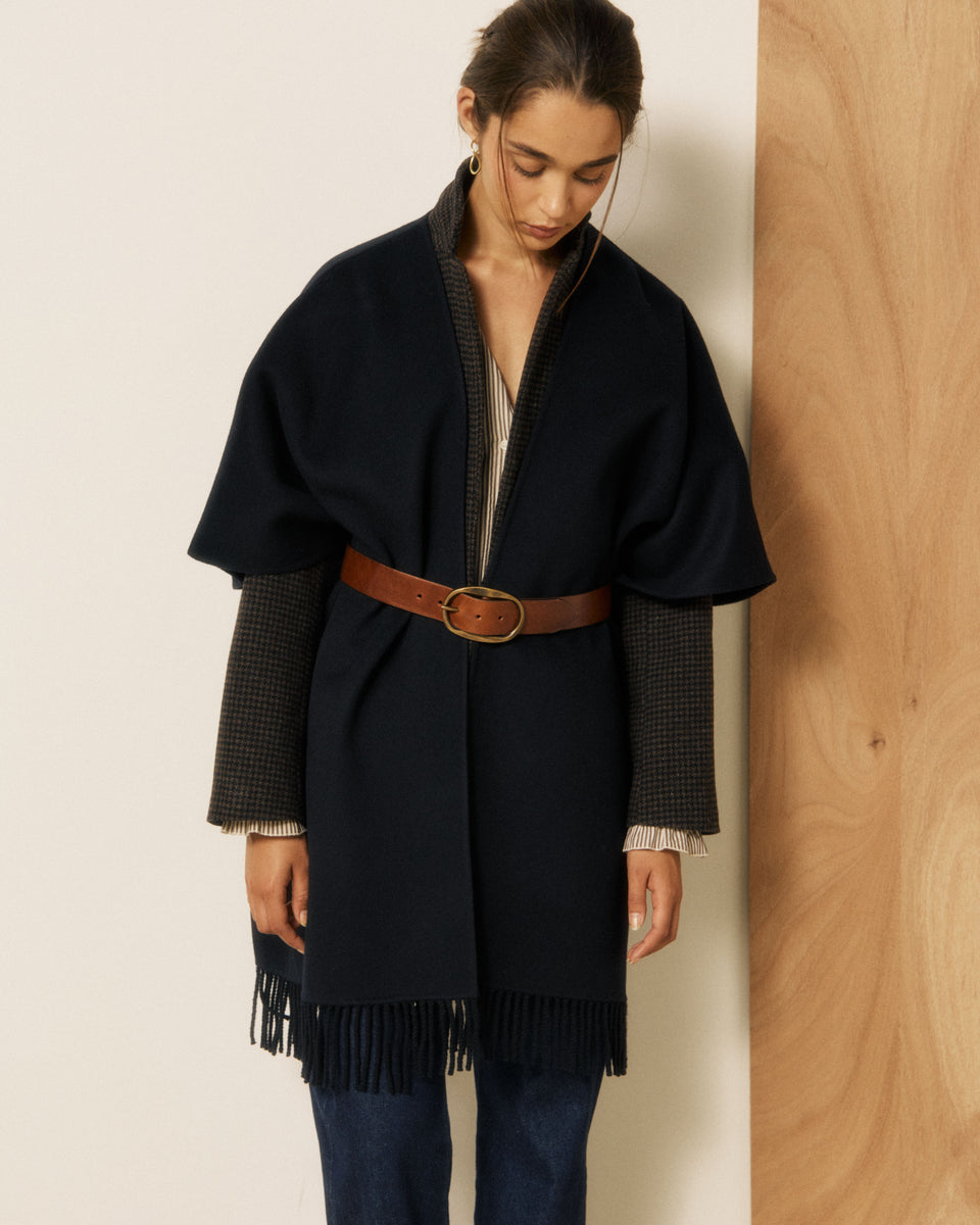Ceinture Femme en Cuir Marron Angus - Image principale