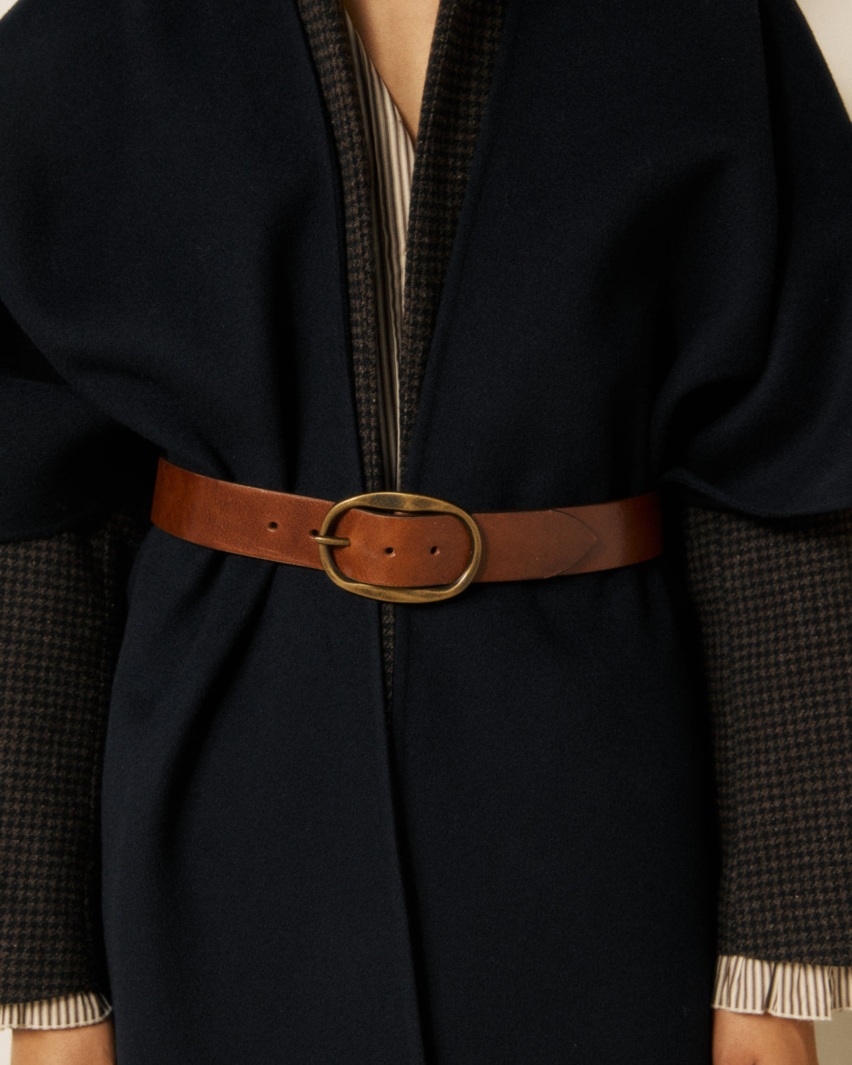 Ceinture Femme en Cuir Marron Angus