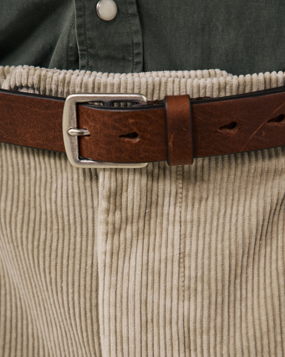 Ceinture Homme en Cuir Marron Austin - Image 3