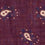 Echarpe Homme en Laine imprimée Paisley Bordeaux Bandana