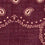 Echarpe Homme en Laine imprimée Paisley Bordeaux Bandana