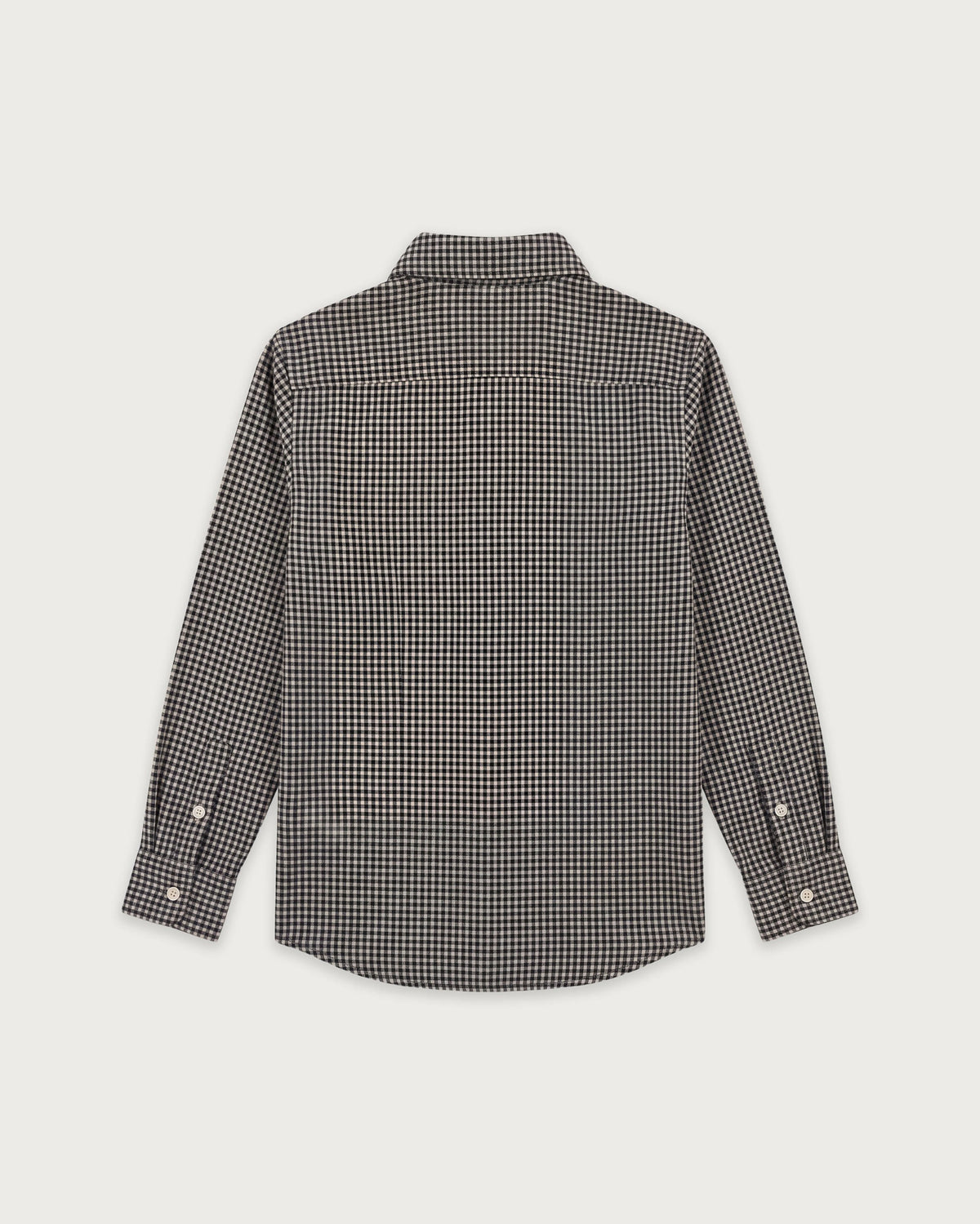 Chemise Garçon en Flanelle à Carreaux Bleu Marine Paul