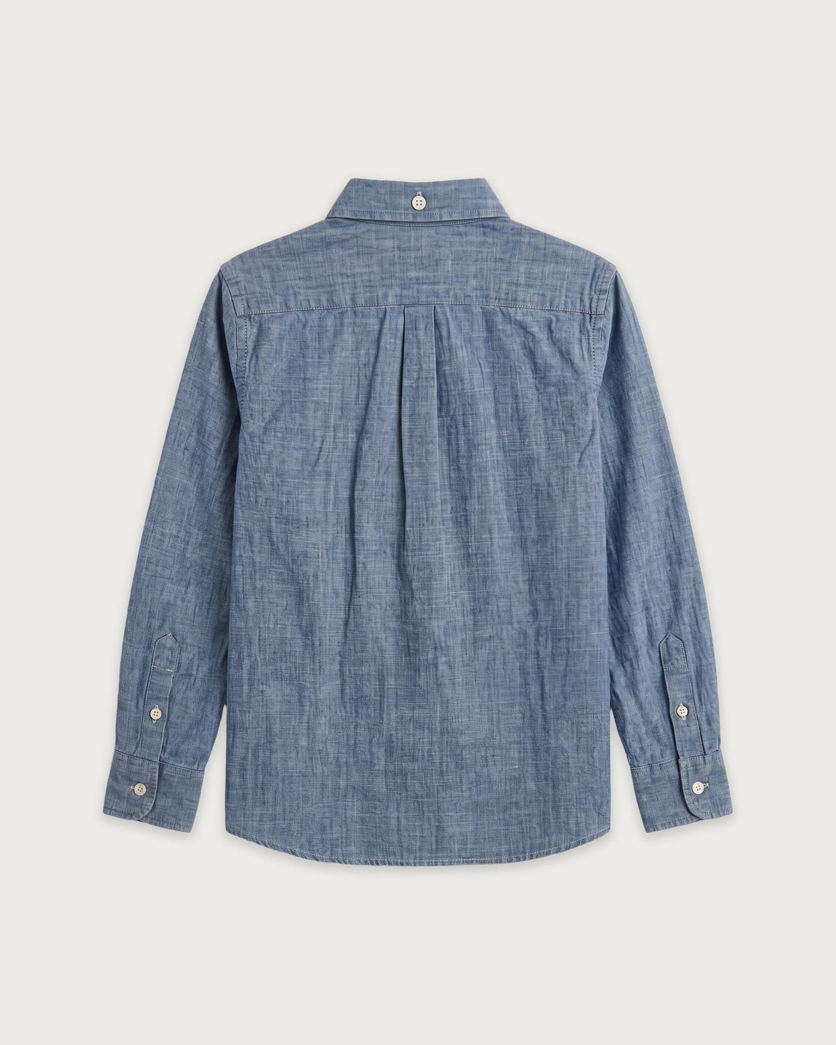 Chemise Garçon en Chambray Bleu Indigo Pitt