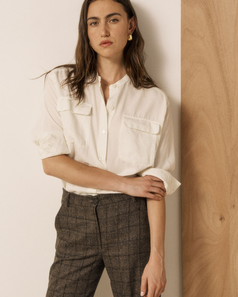 Chemise Femme en Lyocell Crème Christia - Image principale