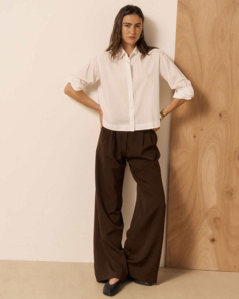 Chemise Femme en Popeline Blanc Clove - Image 3