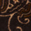 Echarpe Femme en Laine imprimé Chocolat Bandana