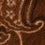 Echarpe Femme en Laine imprimé Marron Bandana