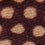 Bufanda de lana de lunares burdeos para mujer Bandana