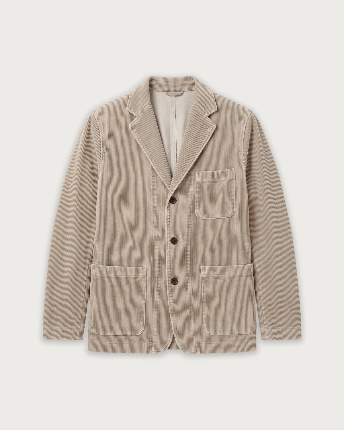 Veste Homme en Velours Côtelé Sable Julian