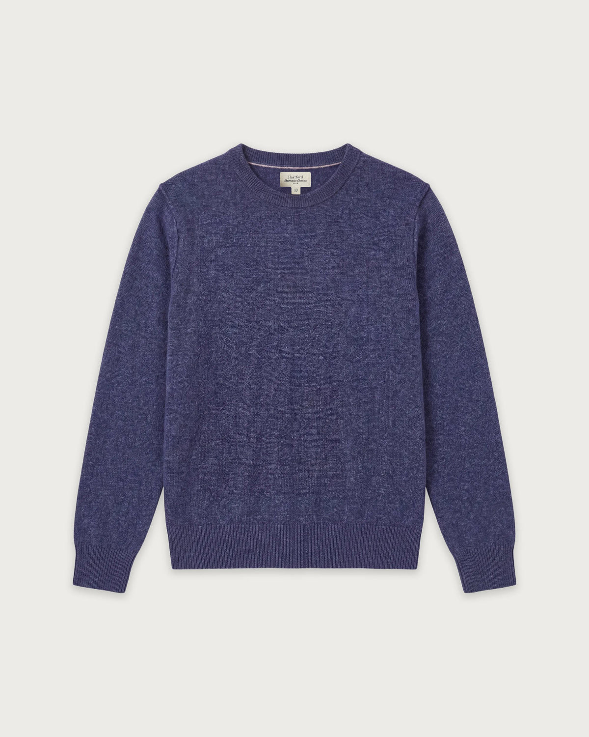Pull Garçon en Laine & Cachemire Bleu Indigo Crew
