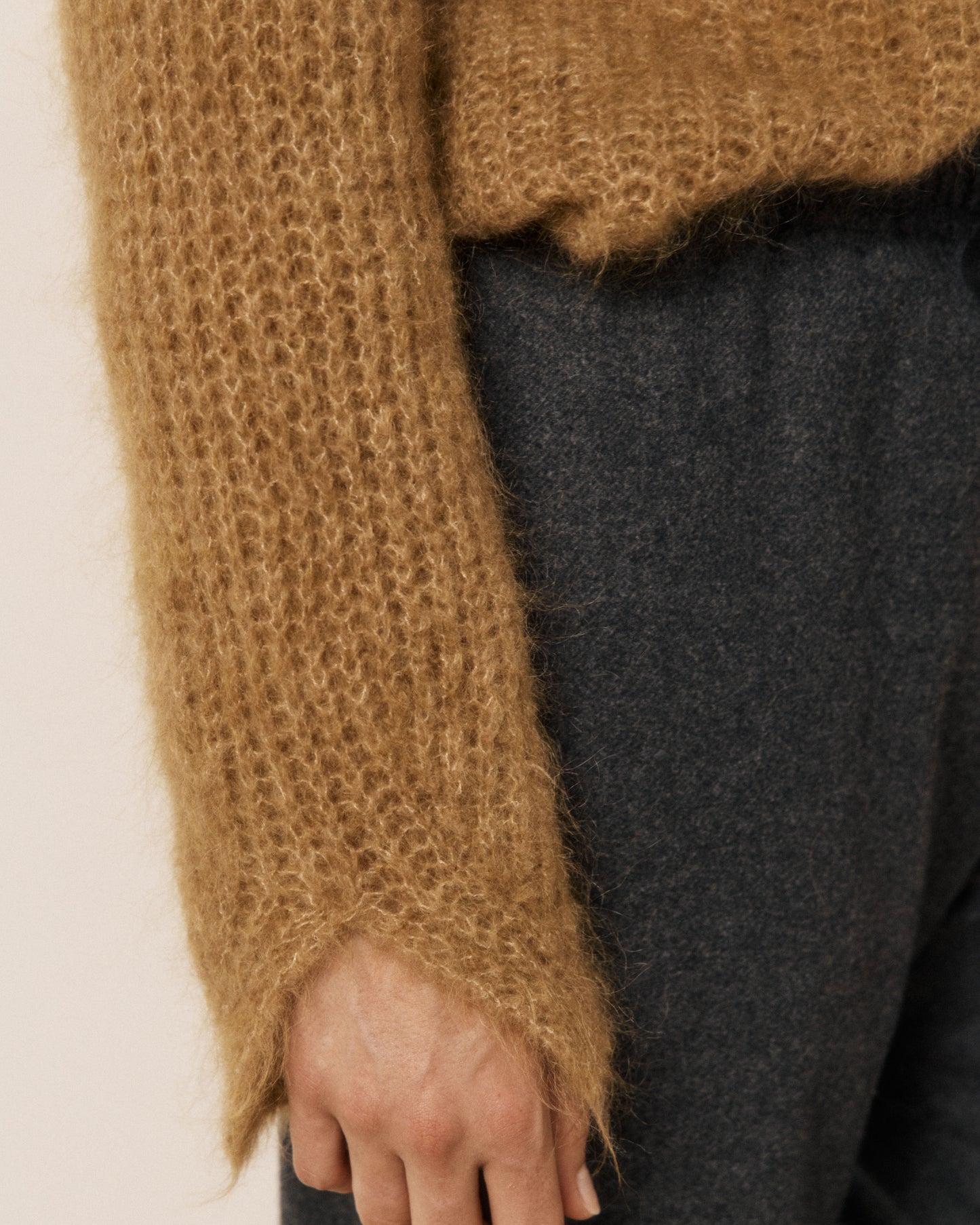 Pull Femme en Mohair Camel Marilla
