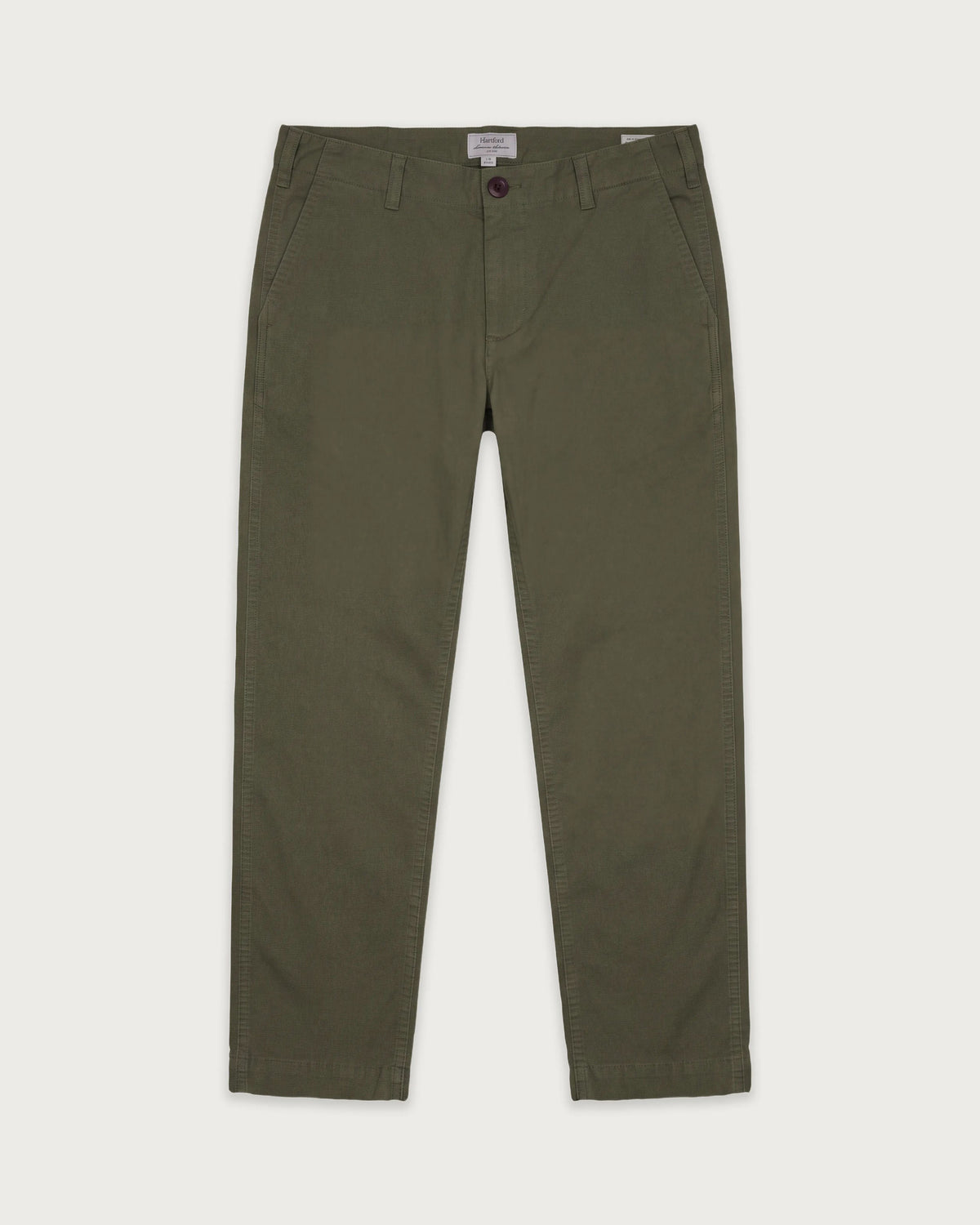 Pantalon Garçon en Chino Vert Olive Taos