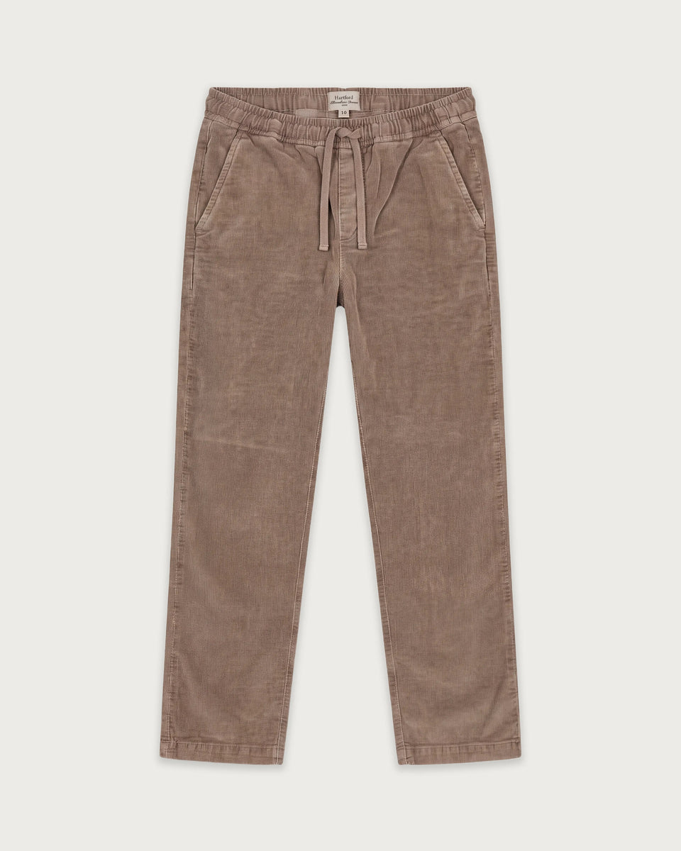 Pantalon Garçon en Velours Côtelé Beige Gym - Image principale
