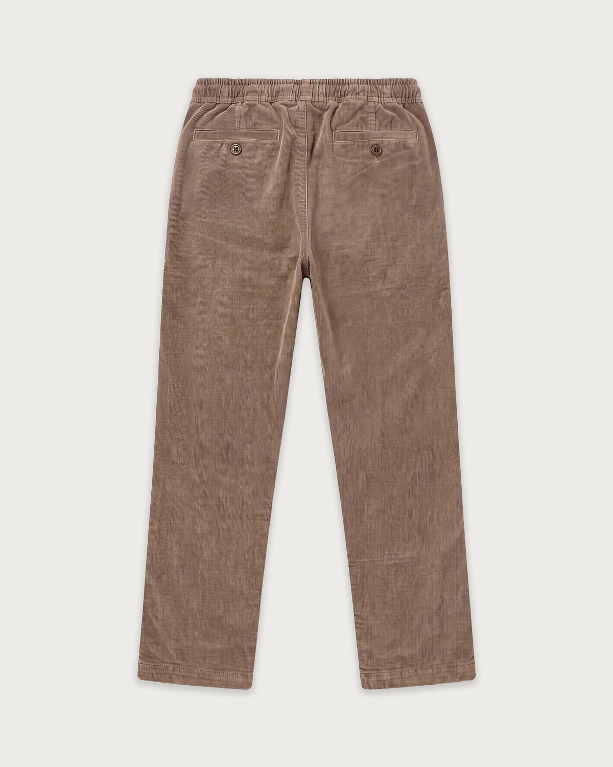 Pantalon Garçon en Velours Côtelé Beige Gym
