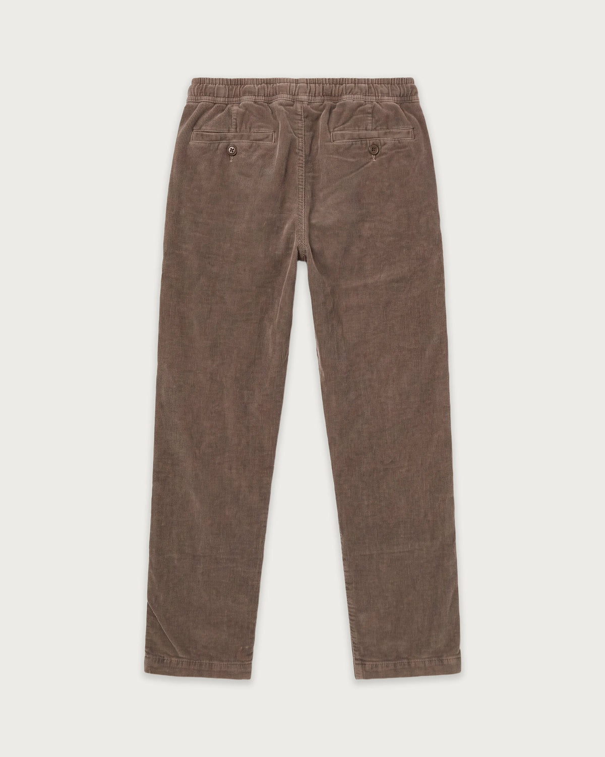 Pantalon Garçon en Velours Côtelé Taupe Gym