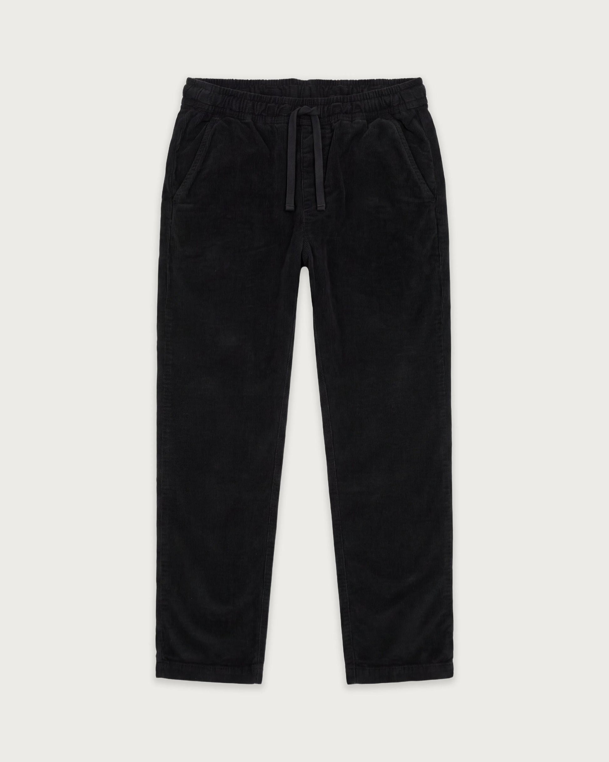 Pantalon Garçon en Velours Côtelé Carbone Gym