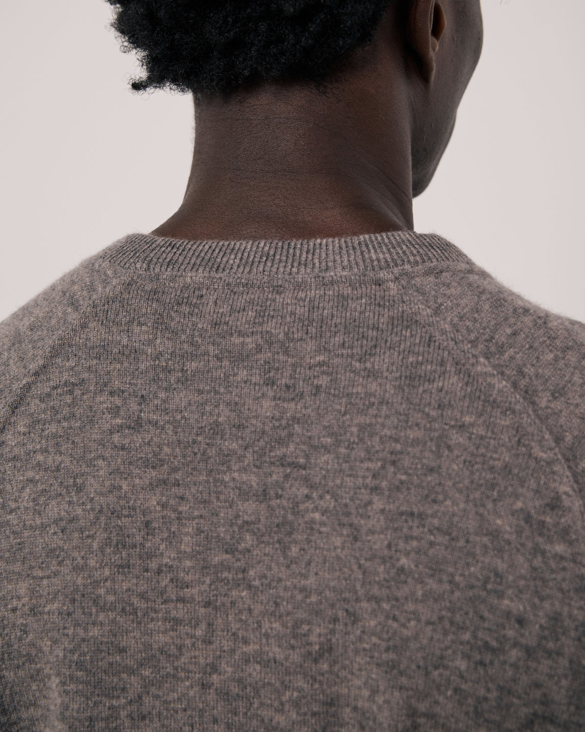 Pull Homme en Laine & Cachemire Marron Cashmere Sweat