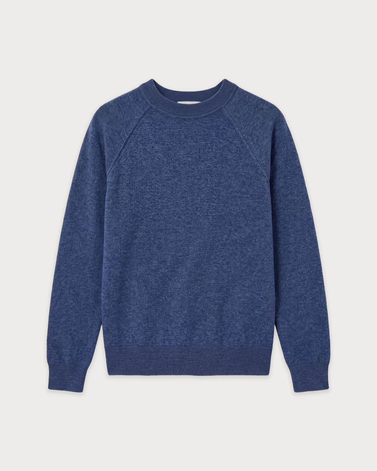Pull Homme en Laine & Cachemire Bleu Indigo Cashmere Sweat
