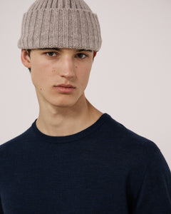 Bonnet Homme en Laine & Cachemire Nut