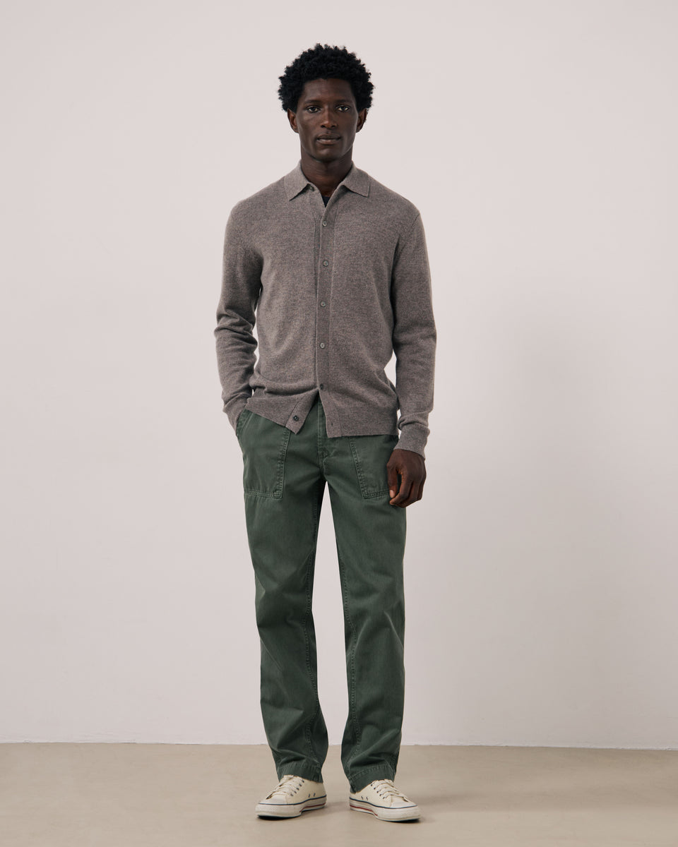 Pull Homme en Laine & Cachemire Nut Cashmere Polo - Image 2