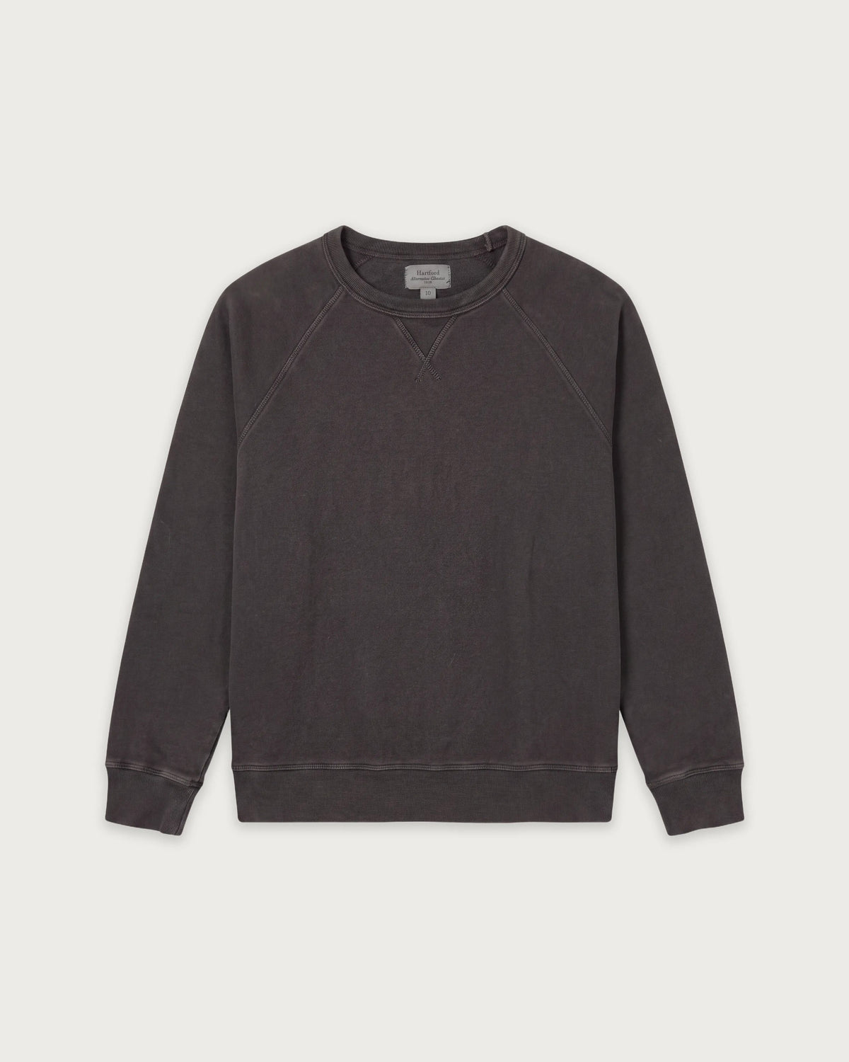 Sweatshirt Garçon en Molleton Léger Chocolat