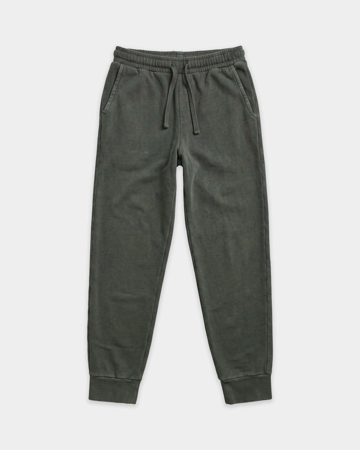 Pantalon Garçon en Molleton Léger Zinc