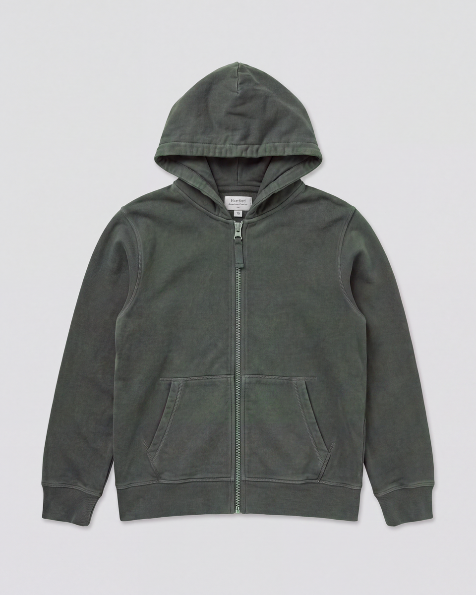 Sweatshirt Garçon en Molleton Zinc Zipper - Image principale