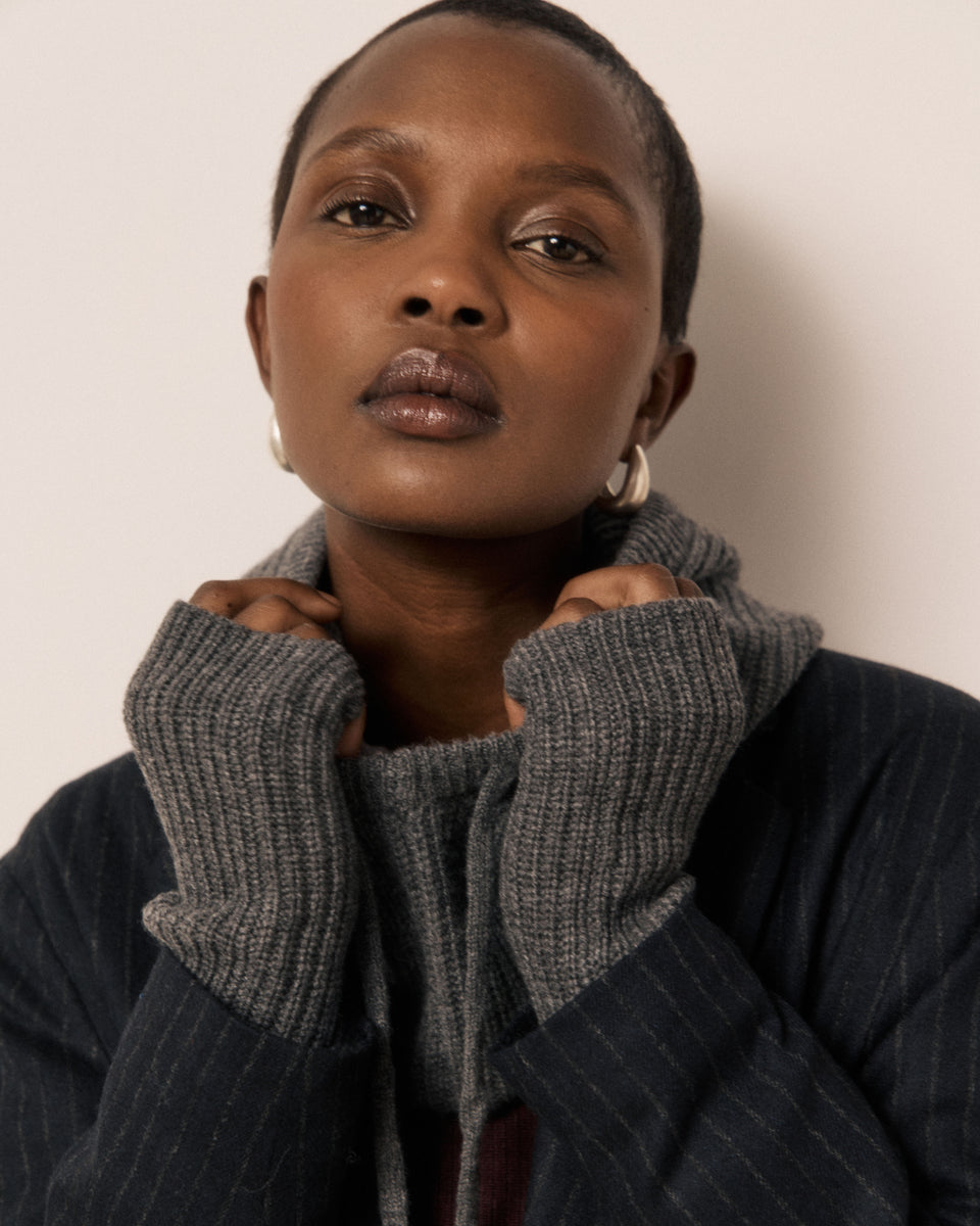 Mitaines Femme en Laine & Cachemire Gris Messia - Image principale